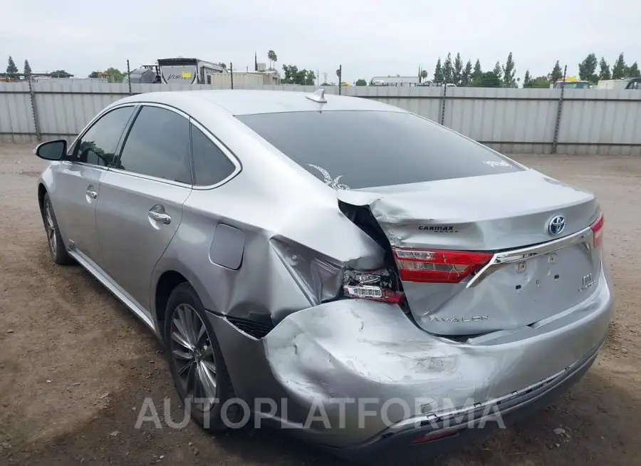 TOYOTA AVALON HYBRID 2016 vin 4T1BD1EB5GU054034 from auto auction Iaai