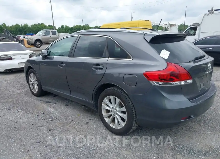 TOYOTA VENZA 2015 vin 4T3BA3BB3FU074586 from auto auction Iaai