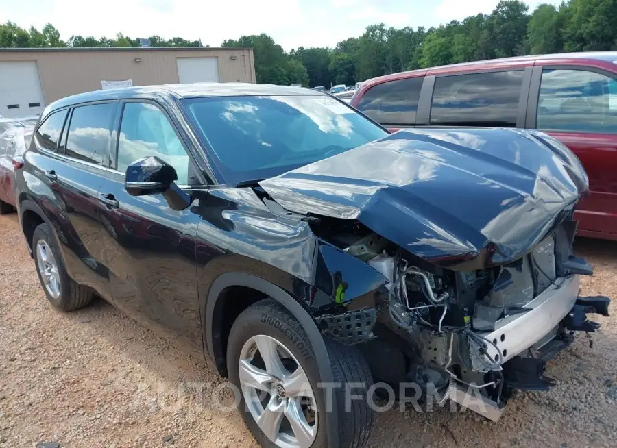 TOYOTA HIGHLANDER 2022 vin 5TDCZRAH5NS098443 from auto auction Iaai