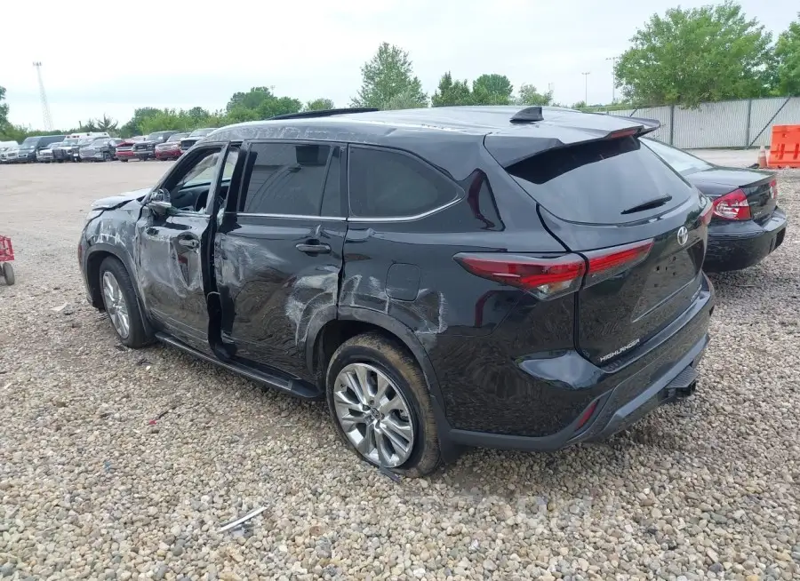 TOYOTA HIGHLANDER 2024 vin 5TDKDRBH5RS533217 from auto auction Iaai