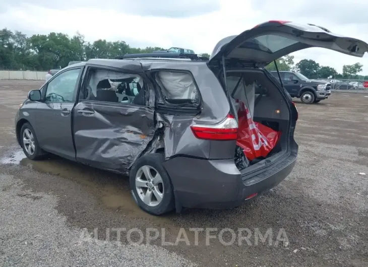 TOYOTA SIENNA 2015 vin 5TDKK3DC9FS537190 from auto auction Iaai