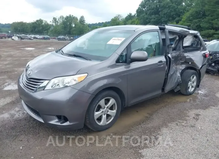 TOYOTA SIENNA 2015 vin 5TDKK3DC9FS537190 from auto auction Iaai