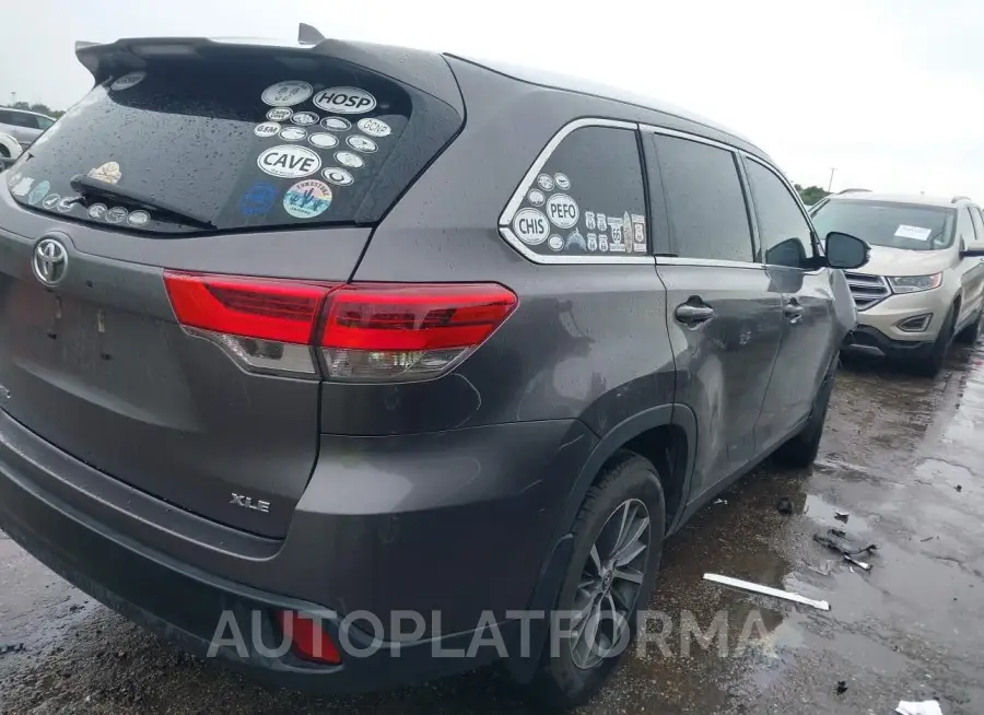 TOYOTA HIGHLANDER 2019 vin 5TDKZRFH0KS560262 from auto auction Iaai