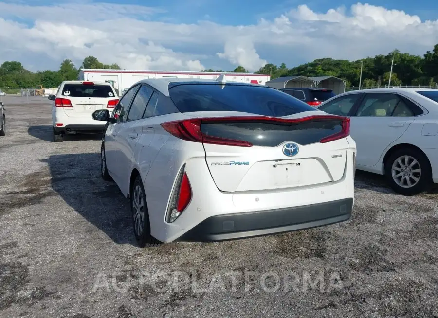 TOYOTA PRIUS PRIME 2021 vin JTDKAMFP1M3193152 from auto auction Iaai