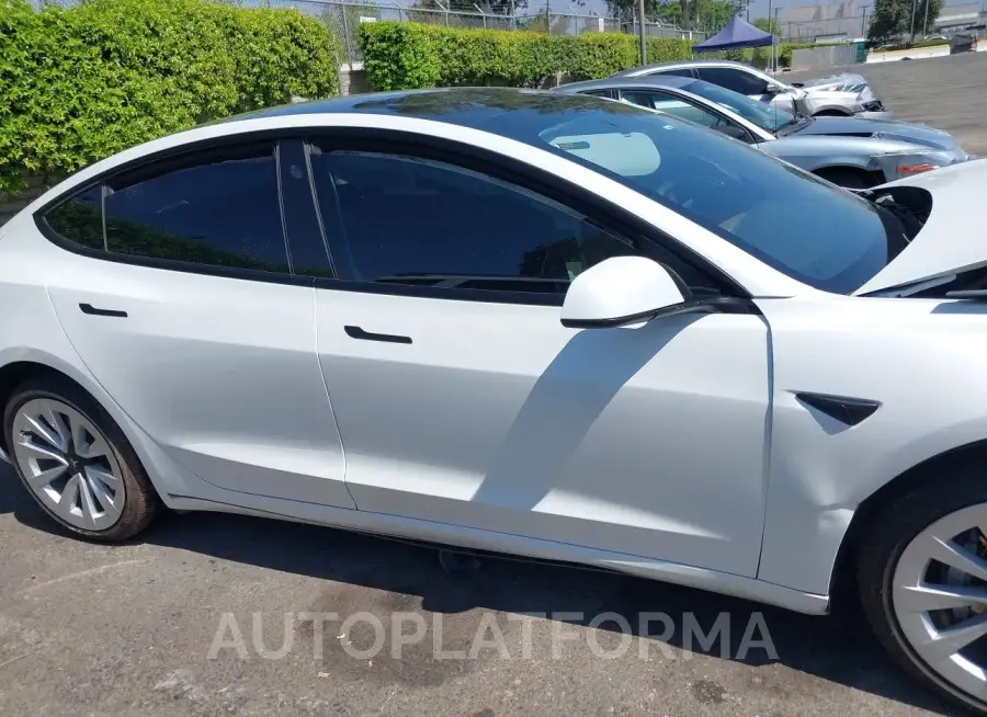 TESLA MODEL 3 2022 vin 5YJ3E1EB9NF130382 from auto auction Iaai