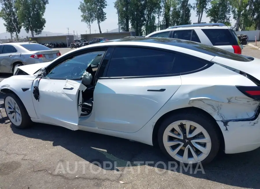 TESLA MODEL 3 2022 vin 5YJ3E1EB9NF130382 from auto auction Iaai