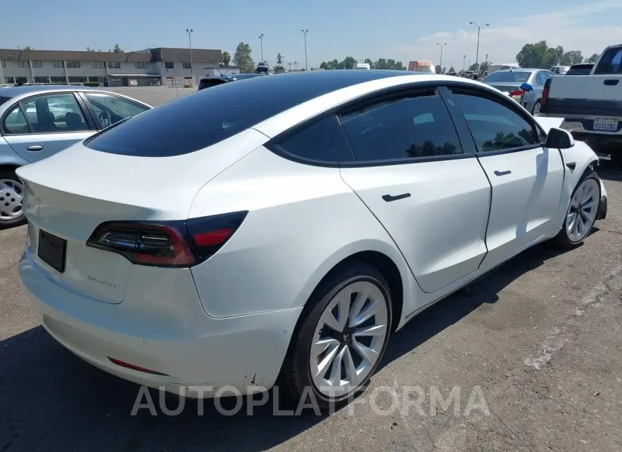 TESLA MODEL 3 2022 vin 5YJ3E1EB9NF130382 from auto auction Iaai