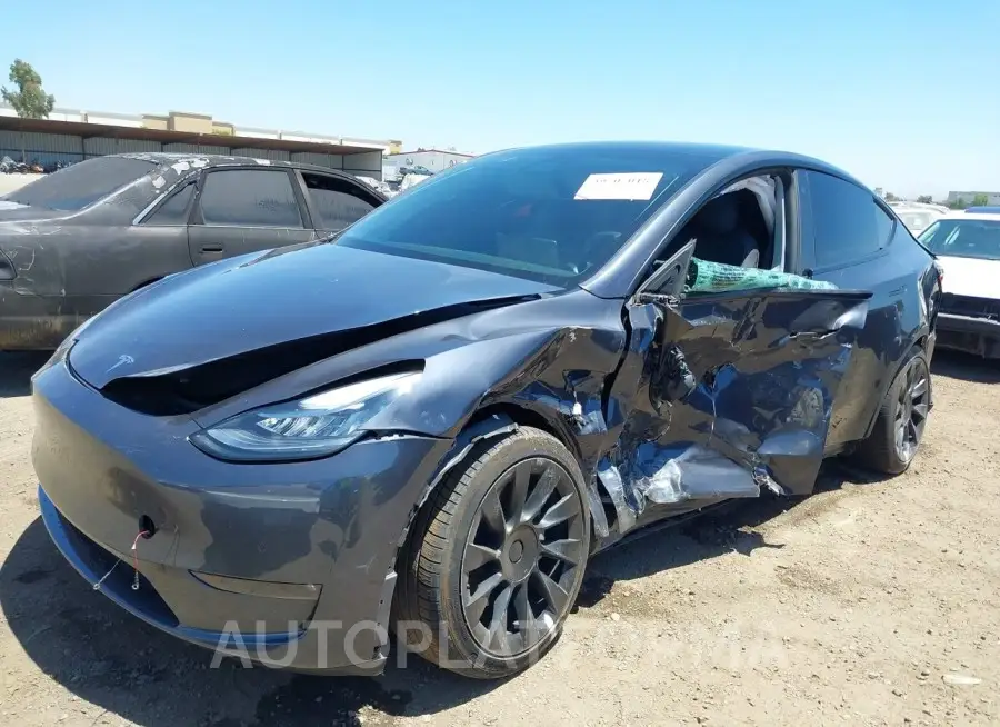 TESLA MODEL Y 2021 vin 5YJYGDEE7MF274197 from auto auction Iaai