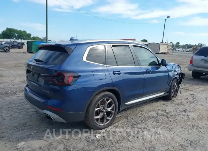 BMW X3 2022 vin 5UX43DP03N9M68313 from auto auction Iaai