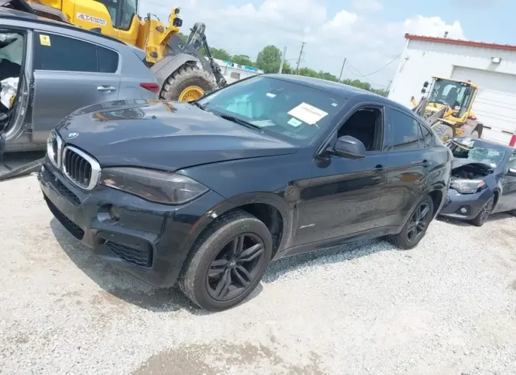 BMW X6 2015 vin 5UXKU2C59F0F95103 from auto auction Iaai