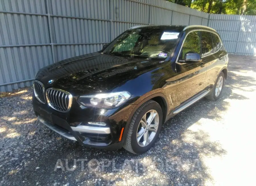 BMW X3 2019 vin 5UXTR9C55KLP91995 from auto auction Iaai