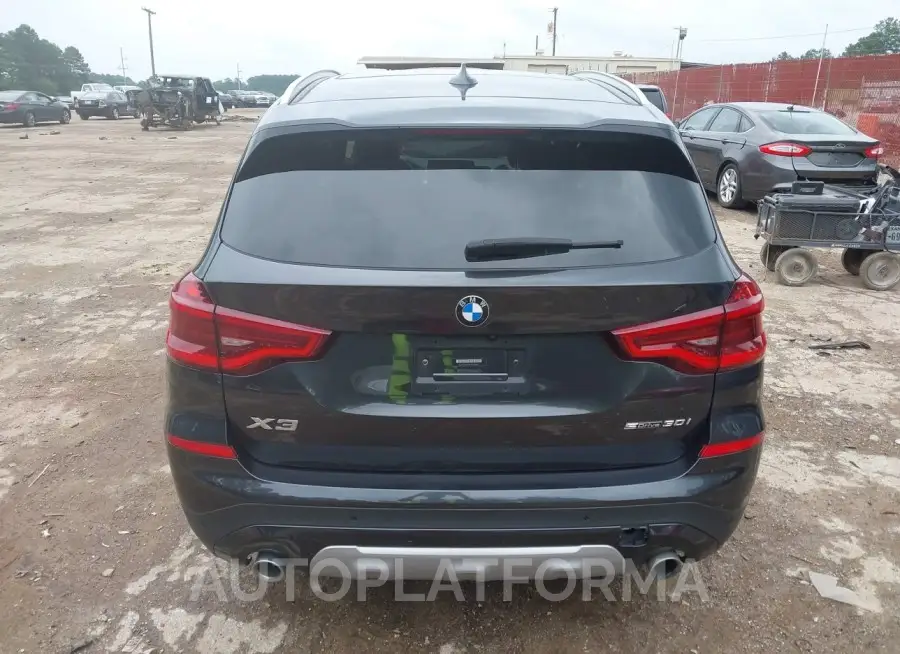 BMW X3 2021 vin 5UXTY3C0XM9G38262 from auto auction Iaai