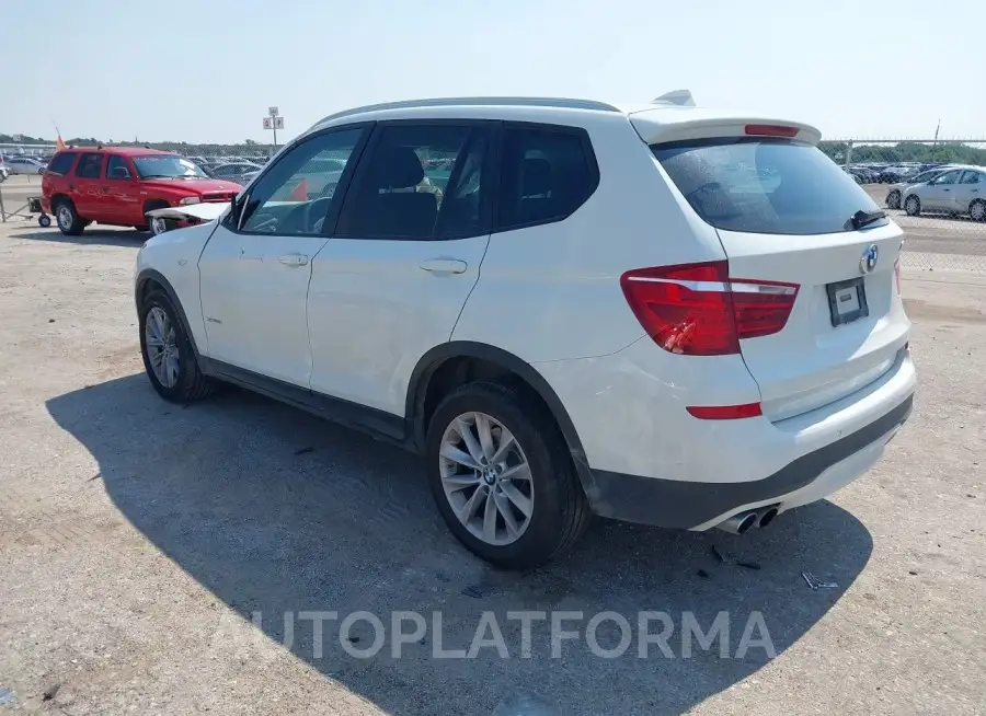 BMW X3 2017 vin 5UXWX9C52H0T14907 from auto auction Iaai