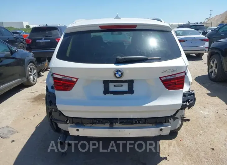 BMW X3 2017 vin 5UXWZ7C37H0X39617 from auto auction Iaai