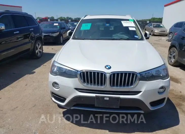 BMW X3 2017 vin 5UXWZ7C37H0X39617 from auto auction Iaai