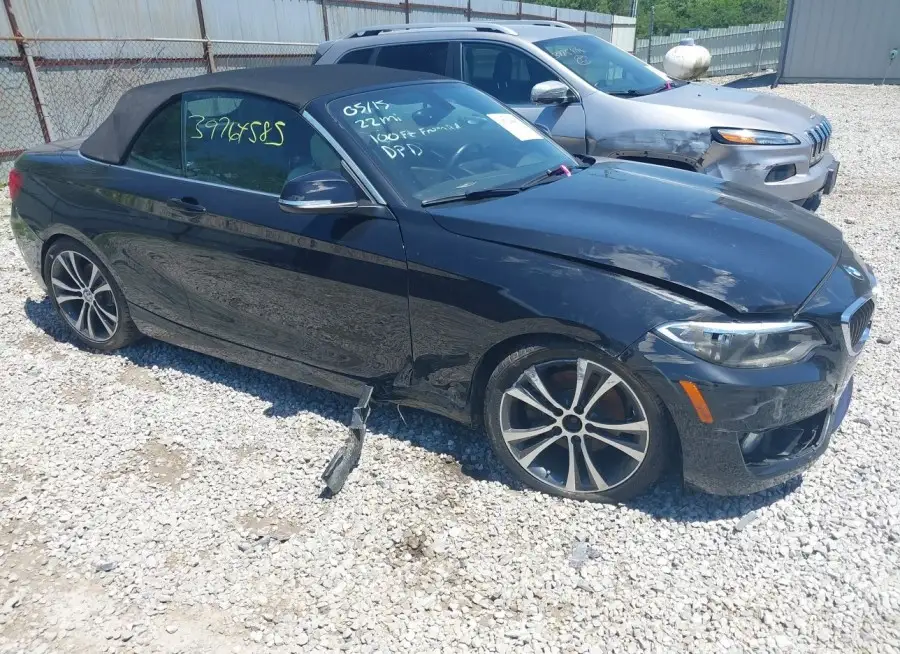 BMW 228I 2016 vin WBA1K9C52GV710845 from auto auction Iaai