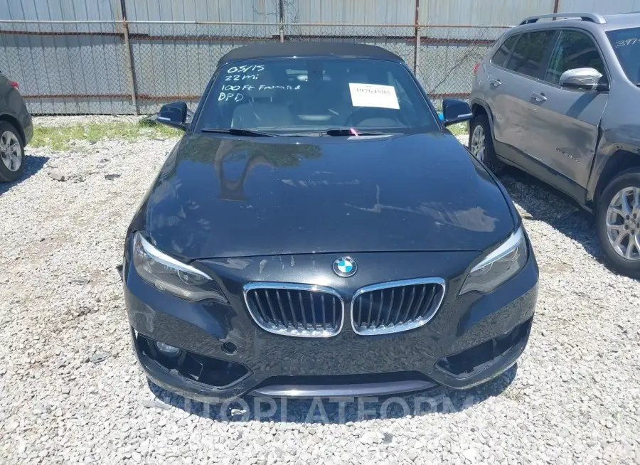 BMW 228I 2016 vin WBA1K9C52GV710845 from auto auction Iaai