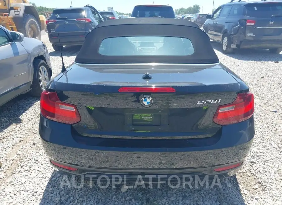 BMW 228I 2016 vin WBA1K9C52GV710845 from auto auction Iaai