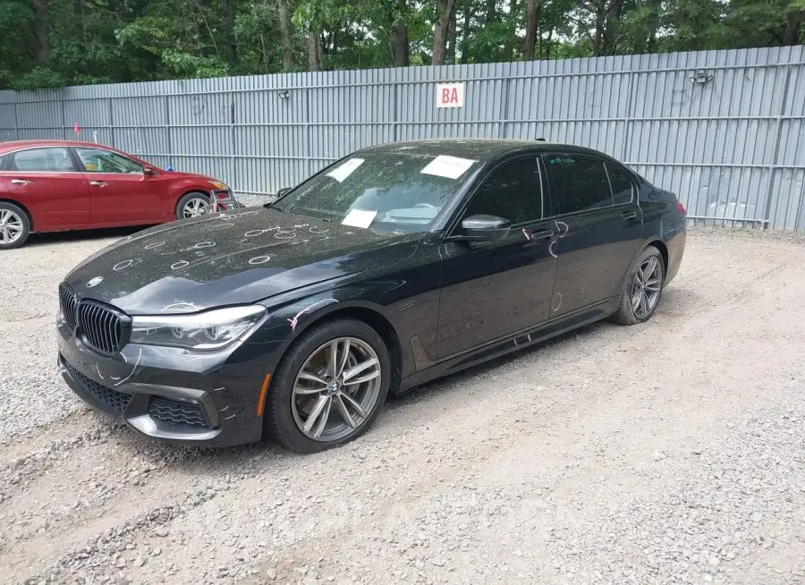 BMW 740I 2019 vin WBA7E4C59KGV70276 from auto auction Iaai