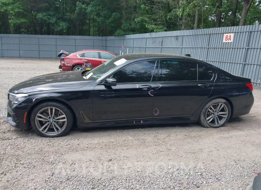 BMW 740I 2019 vin WBA7E4C59KGV70276 from auto auction Iaai