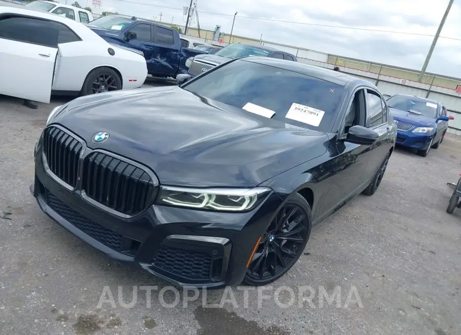 BMW 740I 2020 vin WBA7T2C06LGL17187 from auto auction Iaai