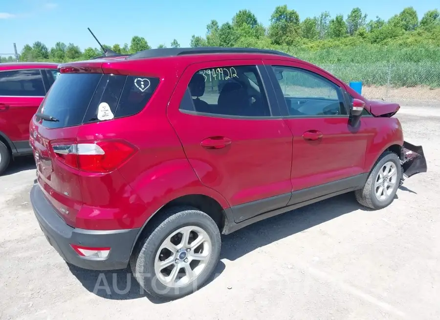 FORD ECOSPORT 2020 vin MAJ6S3GL8LC352399 from auto auction Iaai