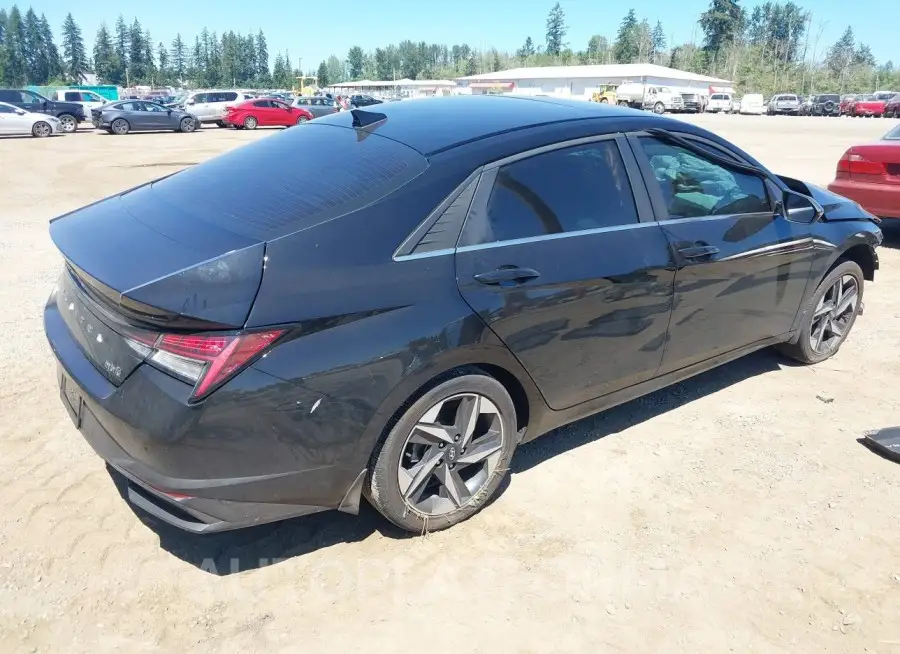 HYUNDAI ELANTRA HYBRID 2022 vin KMHLN4AJ7NU030833 from auto auction Iaai