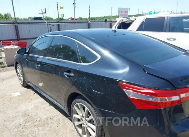 TOYOTA AVALON 2015 vin 4T1BK1EB3FU162561 from auto auction Iaai