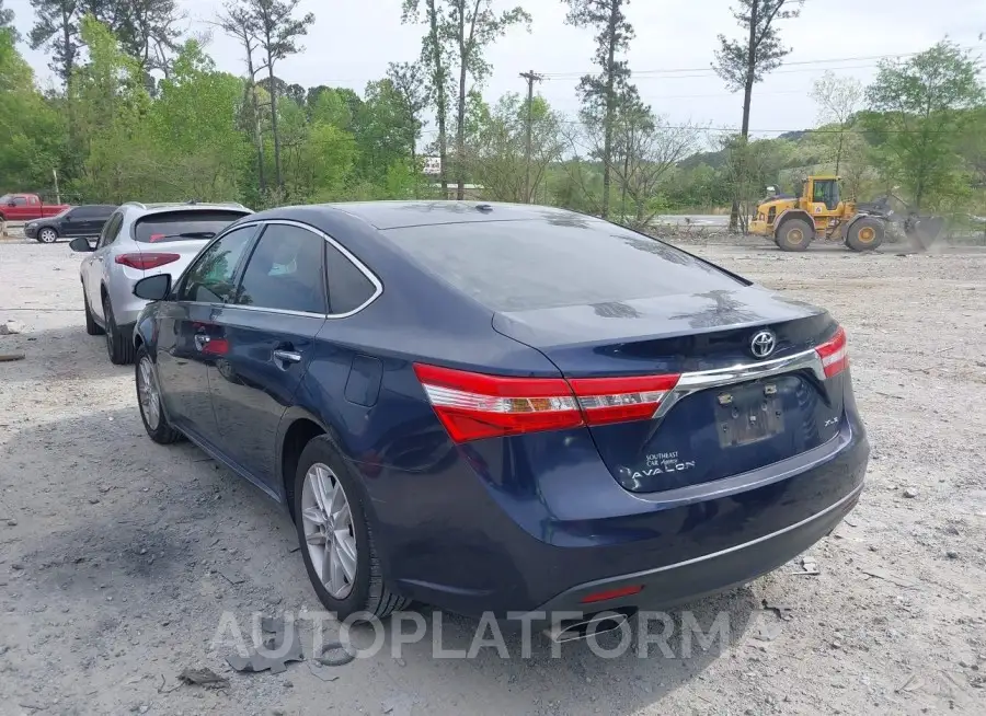 TOYOTA AVALON 2015 vin 4T1BK1EB7FU167004 from auto auction Iaai