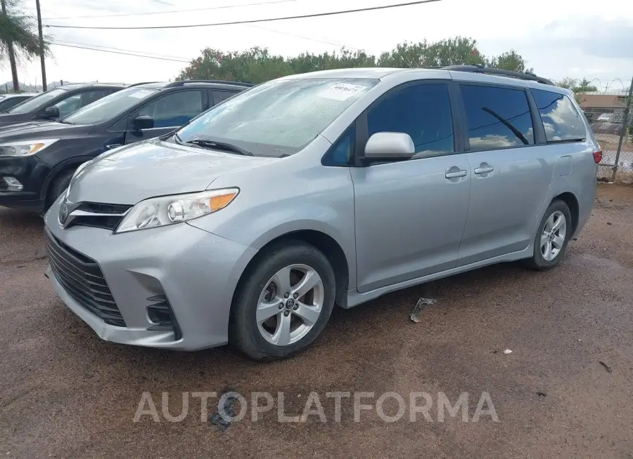 TOYOTA SIENNA 2019 vin 5TDKZ3DC6KS970309 from auto auction Iaai