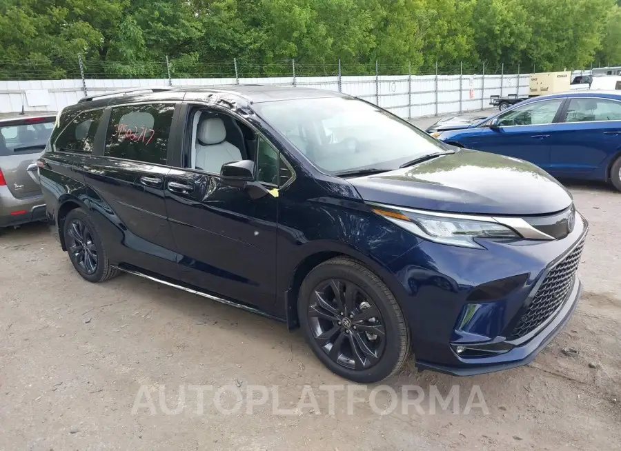 TOYOTA SIENNA 2024 vin 5TDXRKEC3RS201730 from auto auction Iaai