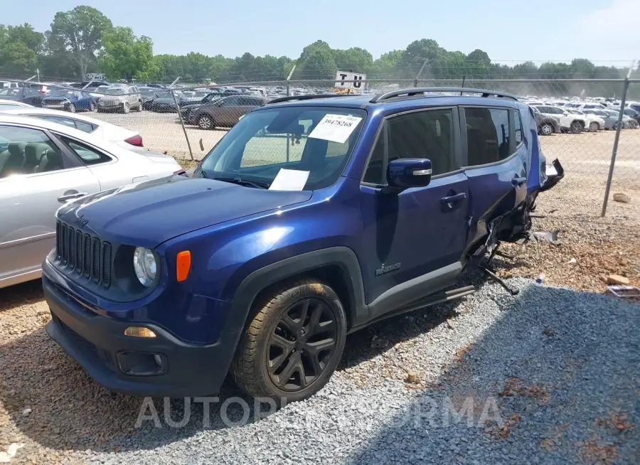 JEEP RENEGADE 2018 vin ZACCJABB5JPJ63797 from auto auction Iaai