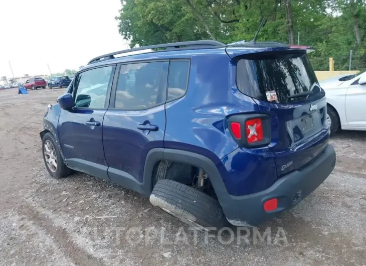 JEEP RENEGADE 2016 vin ZACCJABT6GPD60322 from auto auction Iaai