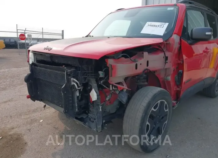 JEEP RENEGADE 2017 vin ZACCJBCB0HPF61534 from auto auction Iaai