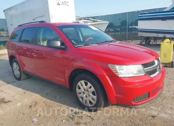 DODGE JOURNEY 2016 vin 3C4PDCAB7GT218647 from auto auction Iaai