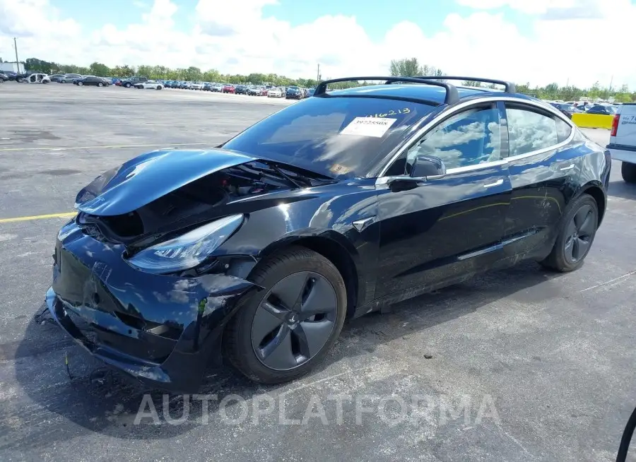 TESLA MODEL 3 2019 vin 5YJ3E1EA1KF410493 from auto auction Iaai