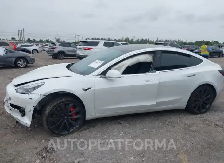 TESLA MODEL 3 2020 vin 5YJ3E1EC8LF714097 from auto auction Iaai