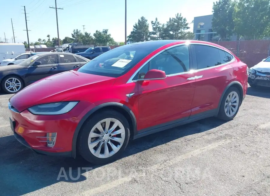 TESLA MODEL X 2016 vin 5YJXCBE49GF000622 from auto auction Iaai