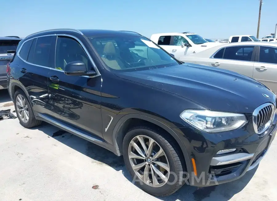 BMW X3 2019 vin 5UXTR7C56KLF31239 from auto auction Iaai