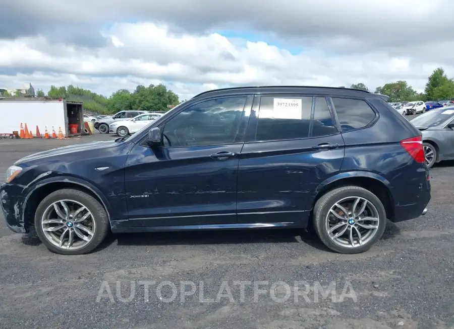 BMW X3 2017 vin 5UXWX7C54H0U40691 from auto auction Iaai