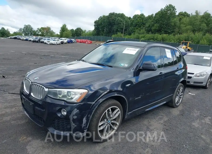 BMW X3 2017 vin 5UXWX7C54H0U40691 from auto auction Iaai