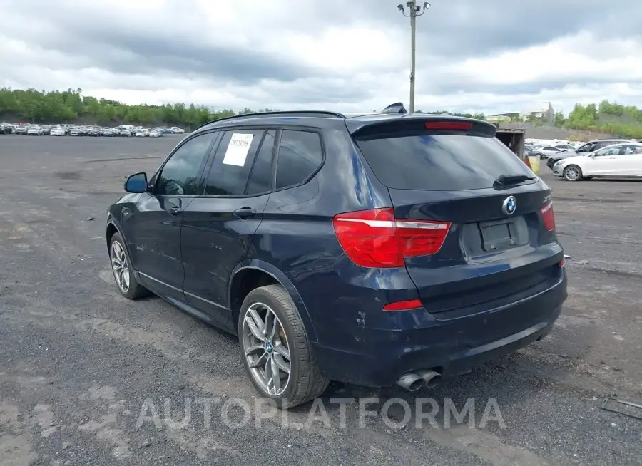 BMW X3 2017 vin 5UXWX7C54H0U40691 from auto auction Iaai