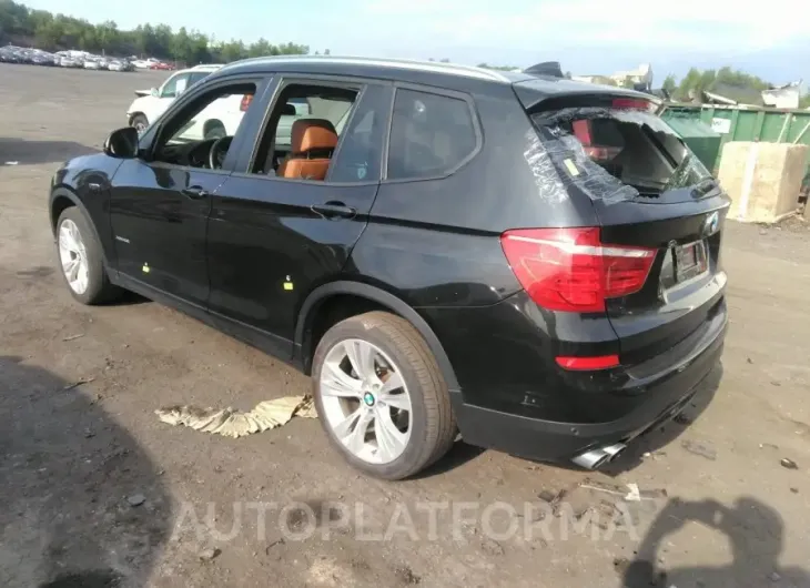 BMW X3 2016 vin 5UXWX9C54G0D95006 from auto auction Iaai