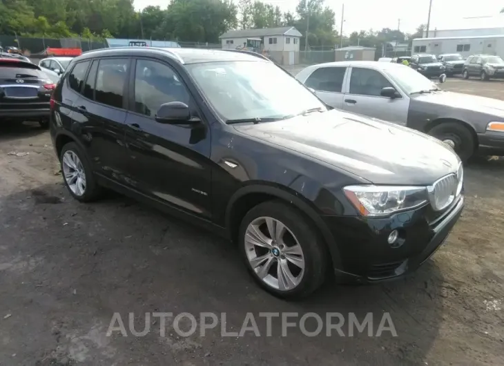 BMW X3 2016 vin 5UXWX9C54G0D95006 from auto auction Iaai