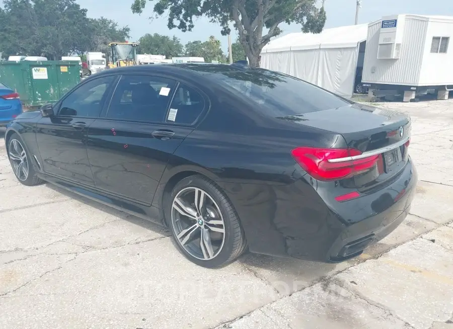 BMW 740I 2017 vin WBA7E2C32HG740943 from auto auction Iaai