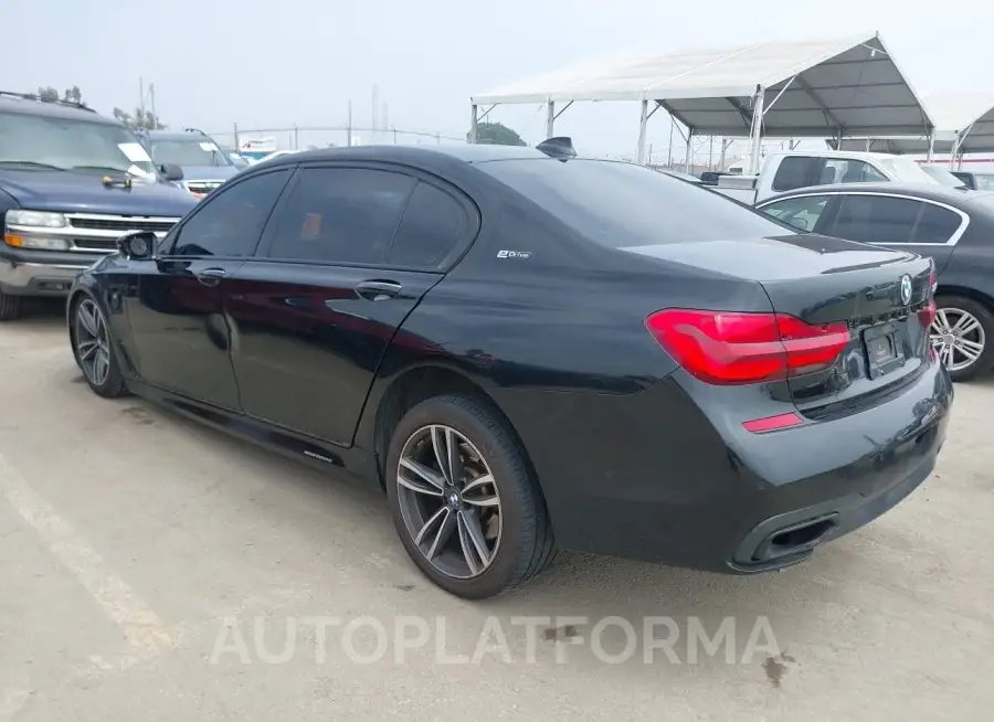 BMW 740E 2017 vin WBA7J2C5XHG497668 from auto auction Iaai