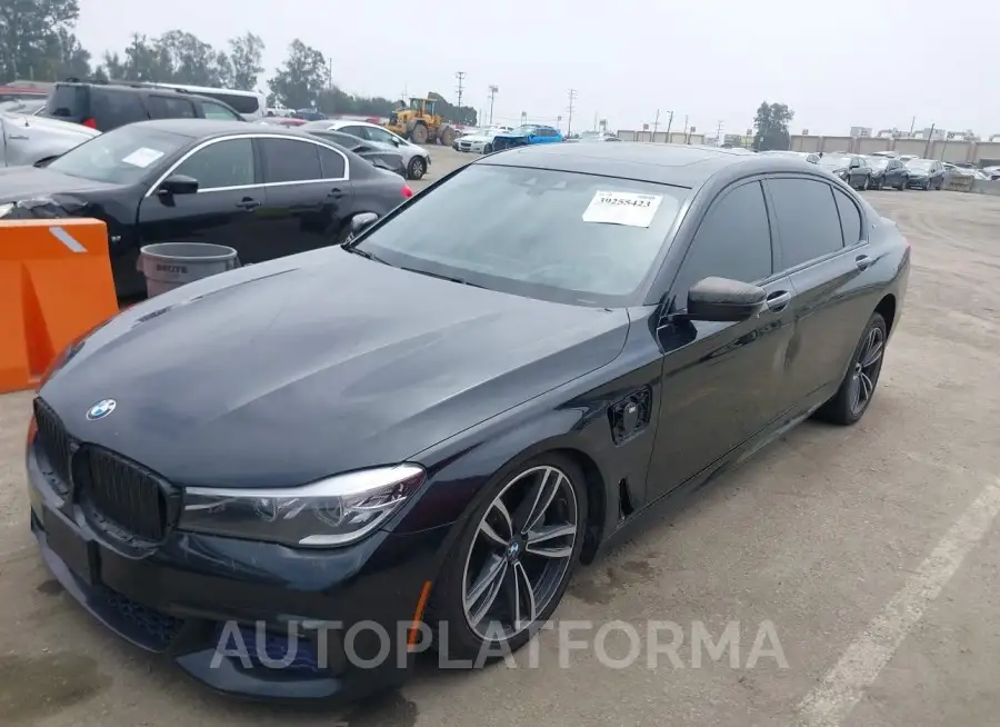 BMW 740E 2017 vin WBA7J2C5XHG497668 from auto auction Iaai