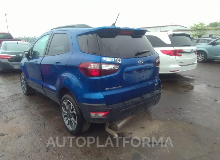 FORD ECOSPORT 2019 vin MAJ6S3JL9KC255588 from auto auction Iaai