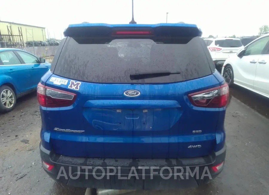 FORD ECOSPORT 2019 vin MAJ6S3JL9KC255588 from auto auction Iaai