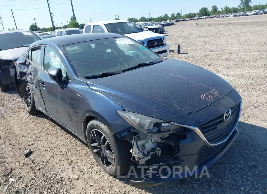 MAZDA MAZDA3 2015 vin 3MZBM1U72FM125255 from auto auction Iaai